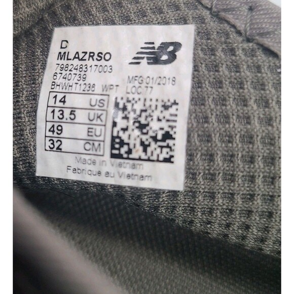 New Balance Fresh Foam Lazr Magnet MLAZRSO Men’s US Size 14 main image 5